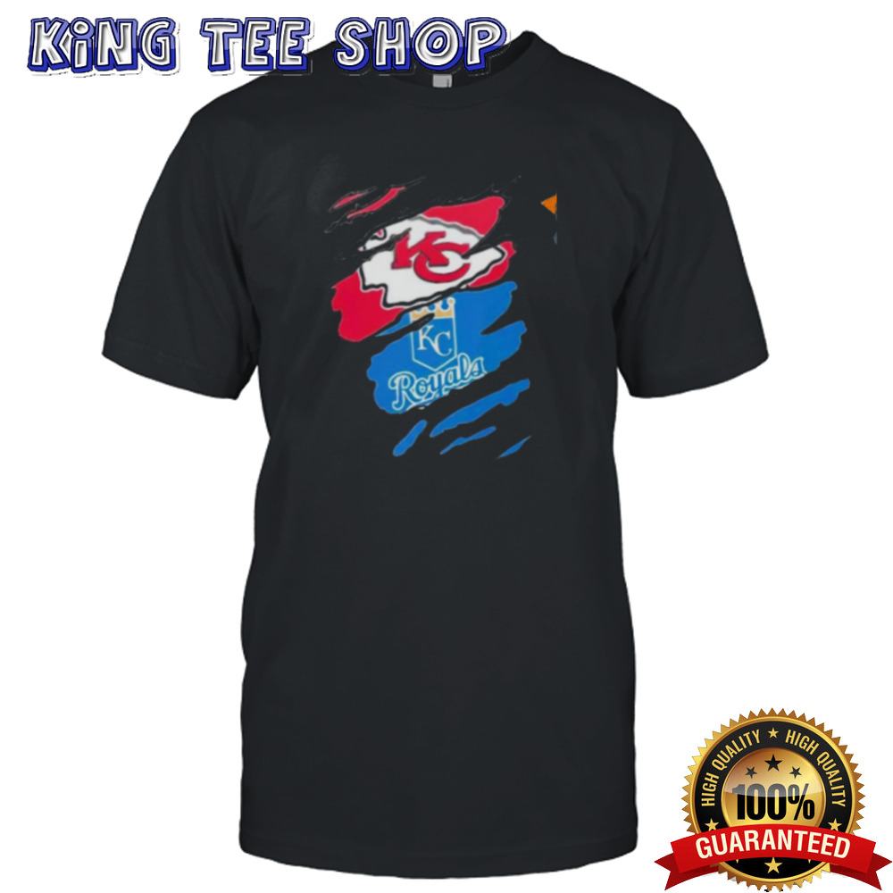 Kansas City Chiefs vs Kansas City Royals inside me shirt