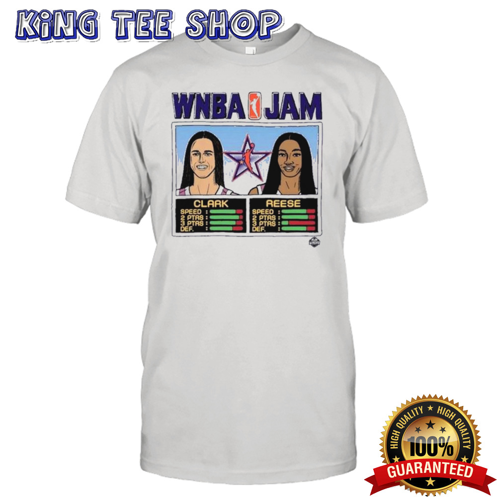 WNBA Jam Caitlin Clark and Angel Reese All-Star Game shirt