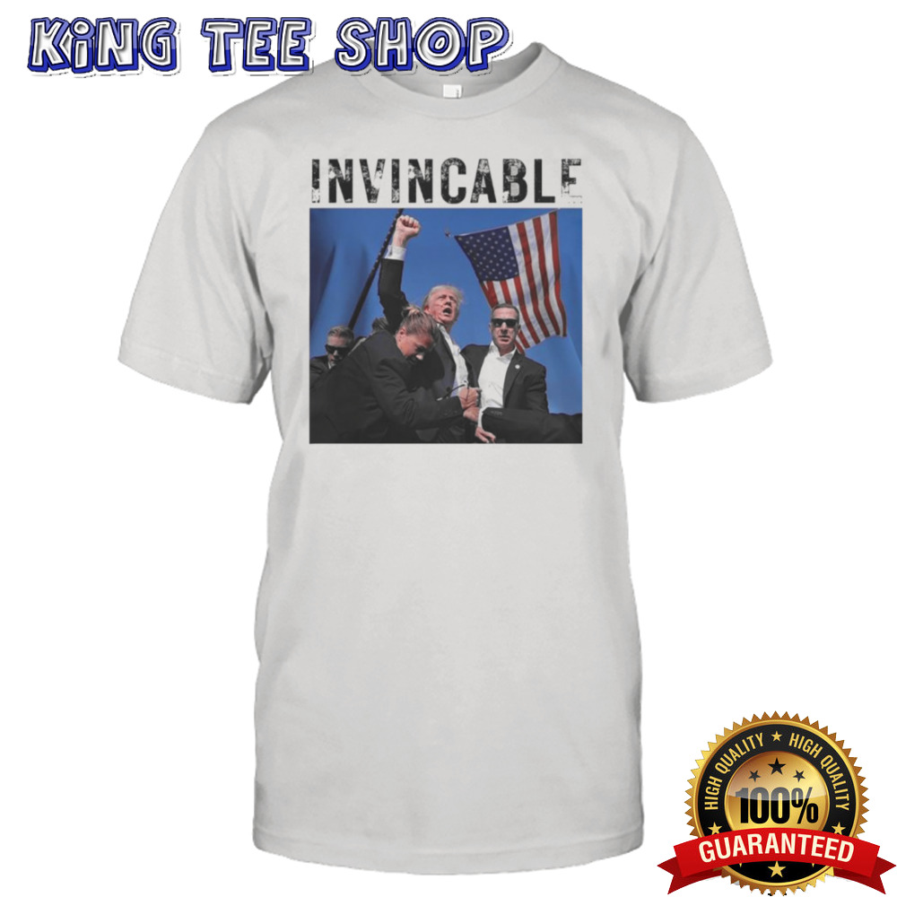 Donald Trump Shot Invincible Shirt