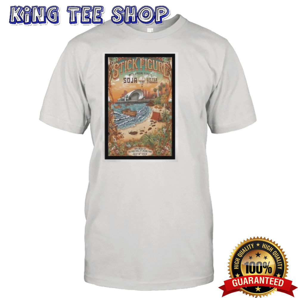 Stick Figure Tour In San Diego CA On July 14 2024 Poster Shirt