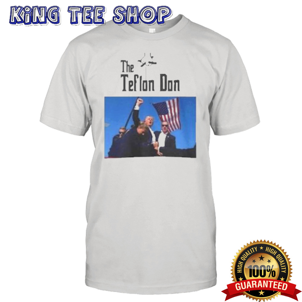 The Teflon Don Trump Rally Shot Shirt