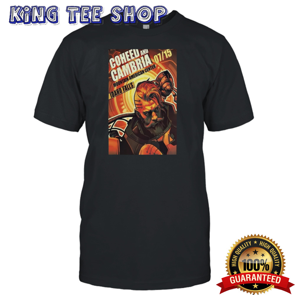 Coheed And Cambria Mountain America Center Idaho Falls ID July 15 2024 Poster Shirt