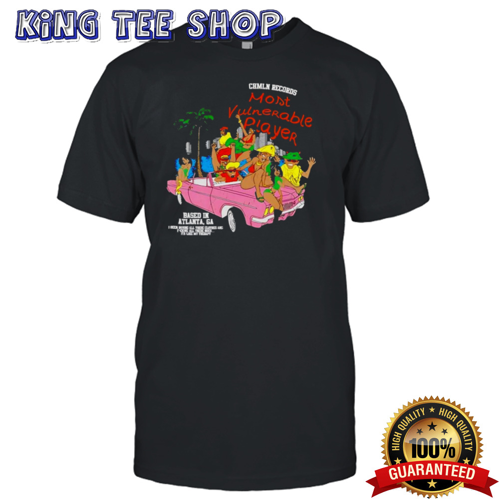 Chmln records most vulnerable player T shirt