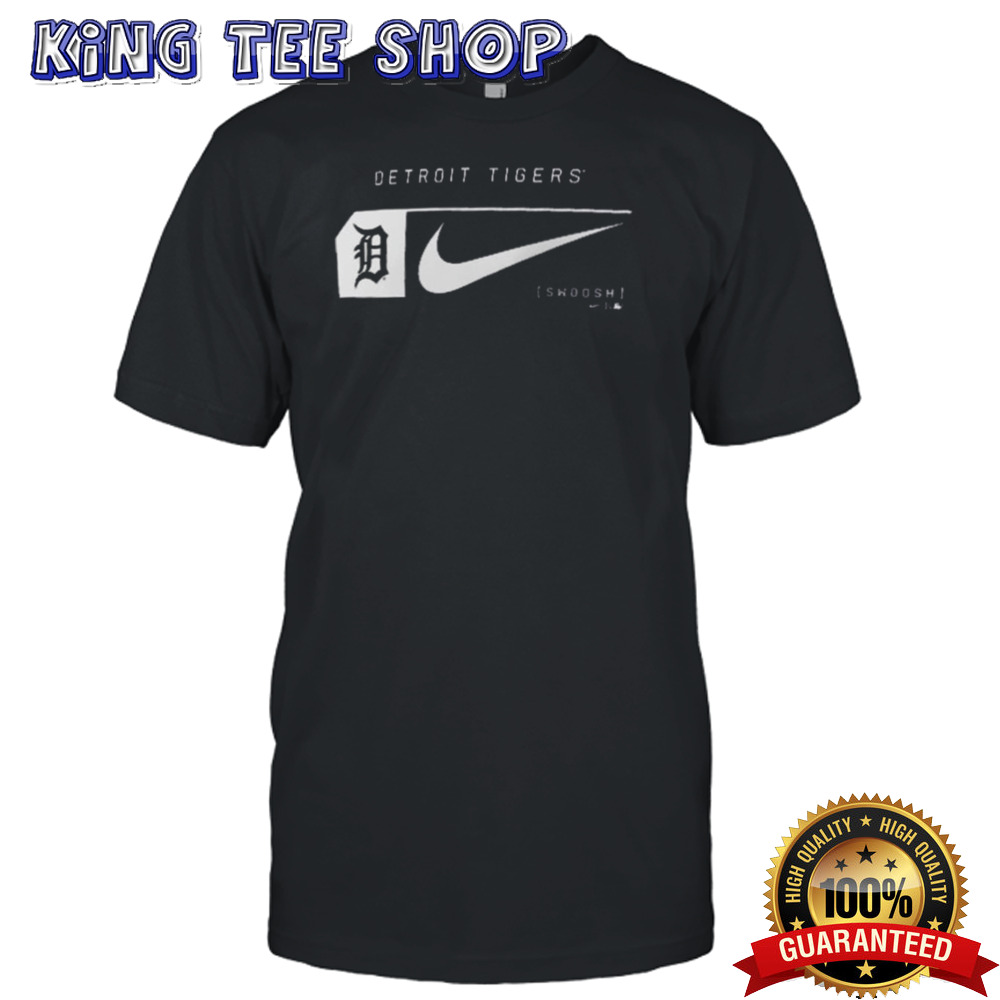 Detroit tigers nike fashion graphic swoosh 2024 shirt