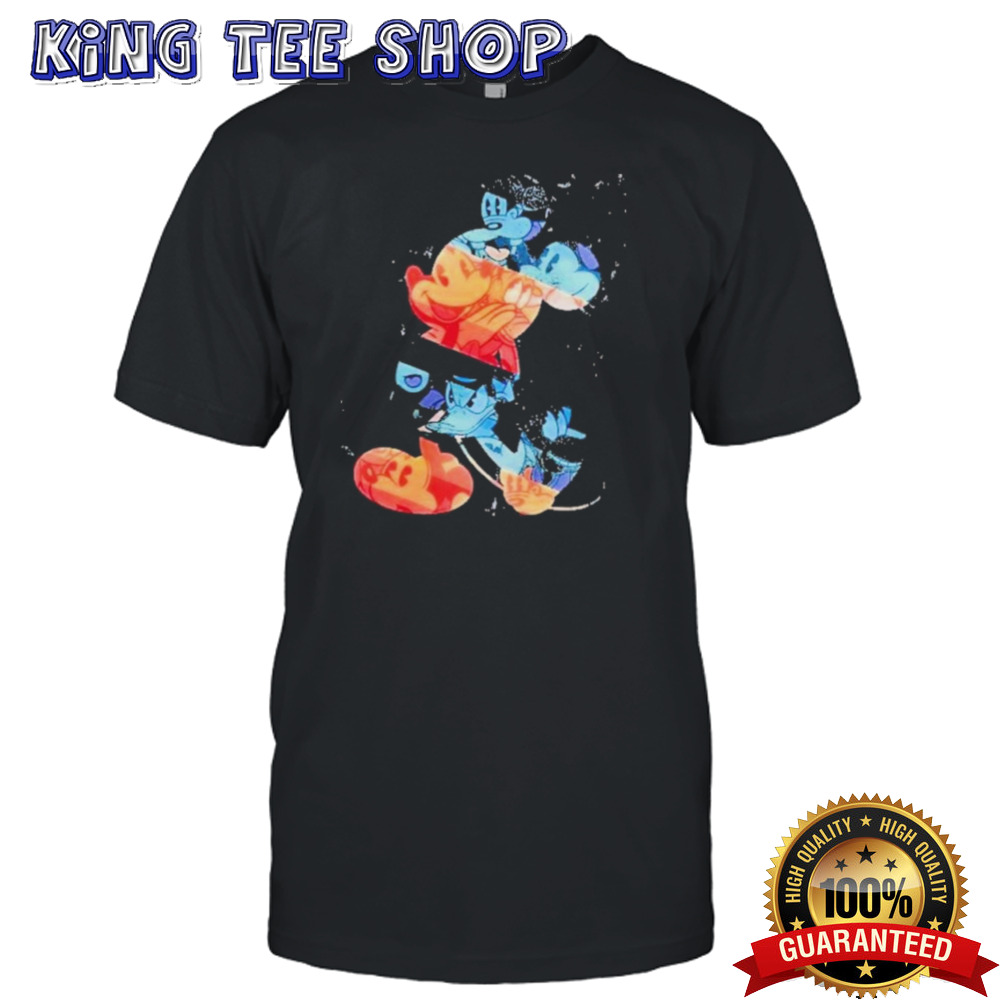 Mickey Mouse And Friends Mineral Wash Disney Characters T shirt
