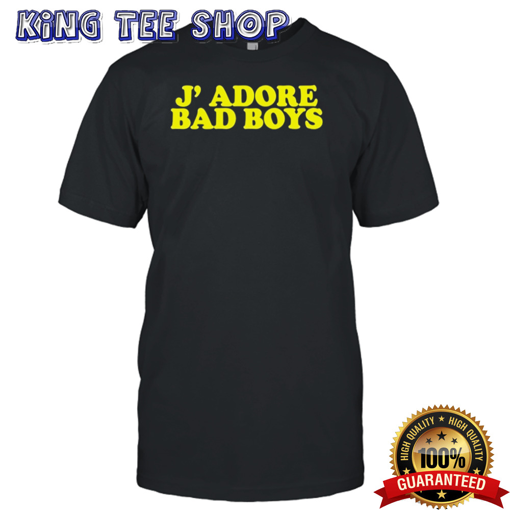 Ajhiaa Wearing J’ Adore Bad Boys Shirt