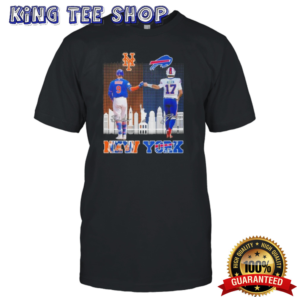 New York 2024 Brandon Nimmo And Josh Allen Signatures Shirt