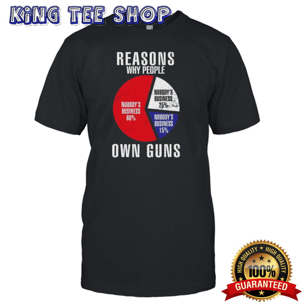 Reasons Why People Own Guns T-shirt