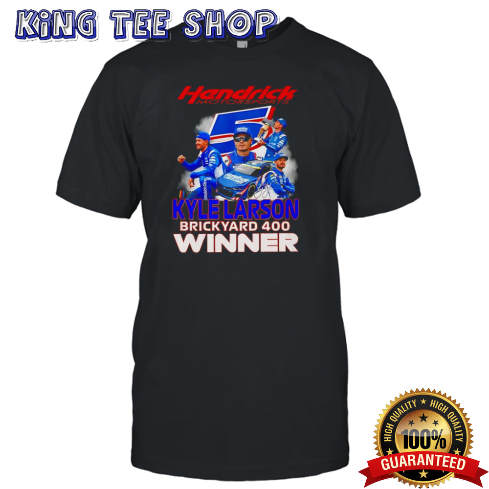 Hendrick Motorsports Kyle Larson Brickyard 400 Winner Shirt