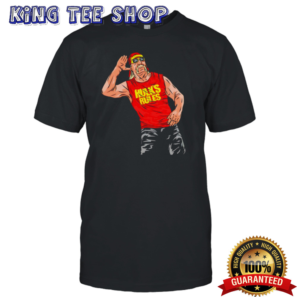 Hulk Hogan Hulks Rules Cartoon Shirt