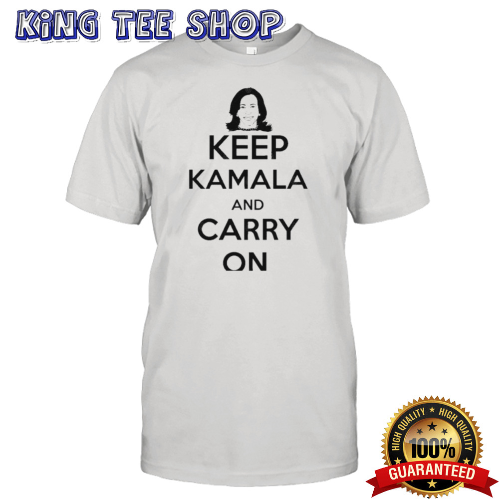 Kamala Harris Keep Kamala And Carry On Coconut Tree Election Shirt