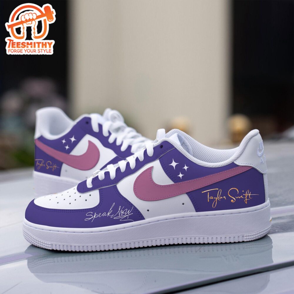 Custom Speak Now Taylor’s Air Force 1 Purple And Pink