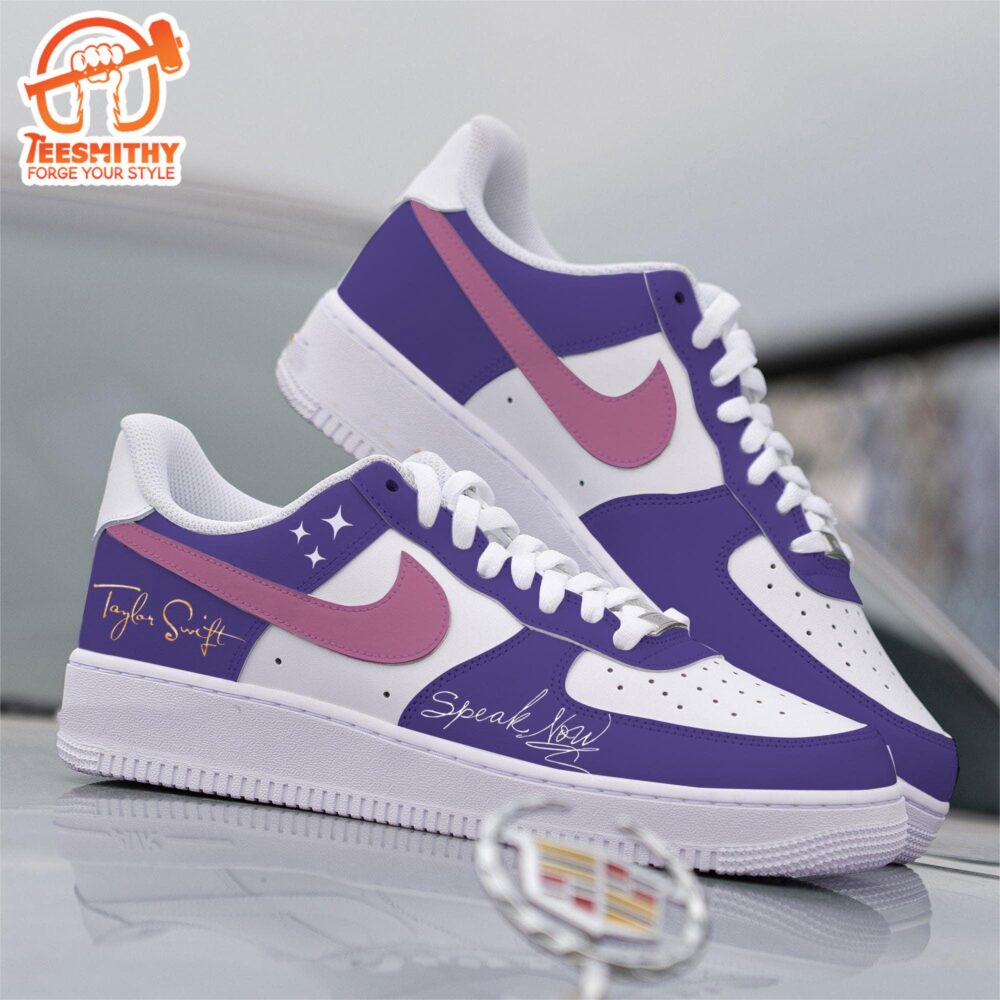 Custom Speak Now Taylor’s Air Force 1 Purple And Pink