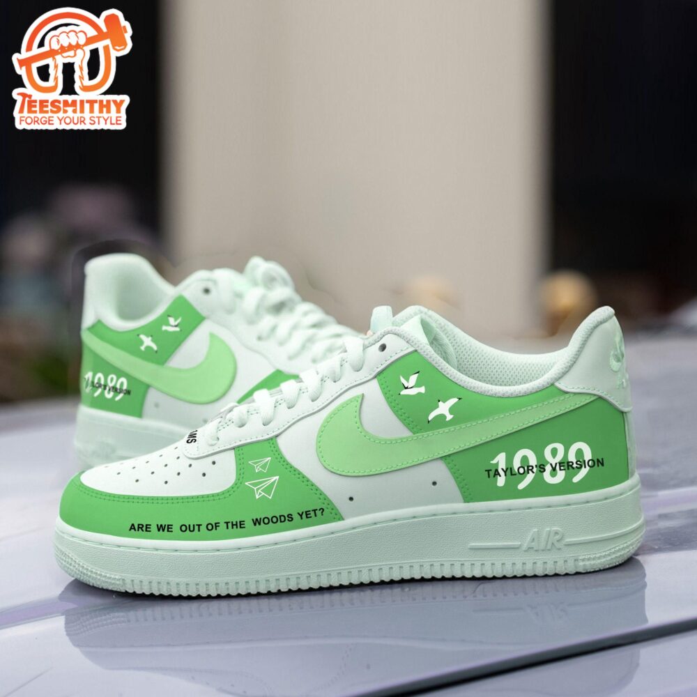 Custom Taylor’s Air Force 1 Shoes Light Green V1