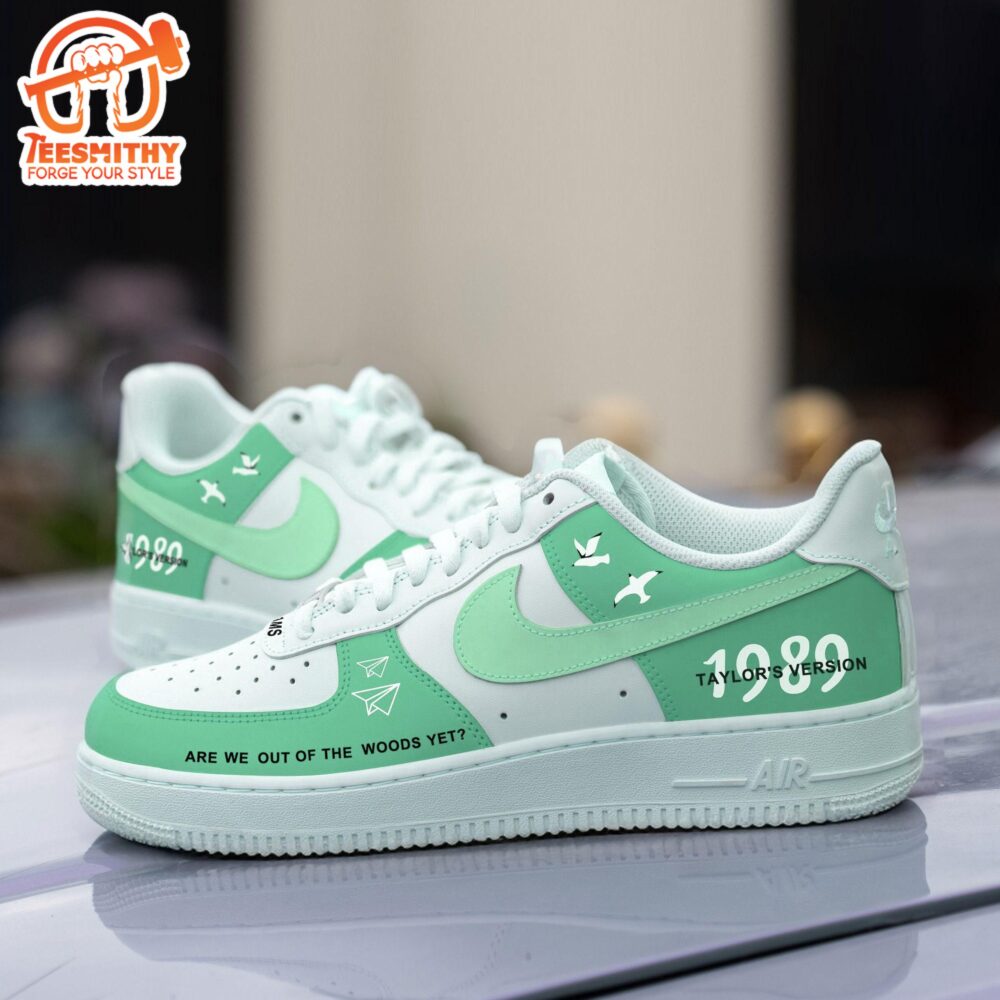 Custom Taylor’s Air Force 1 Shoes Light Green