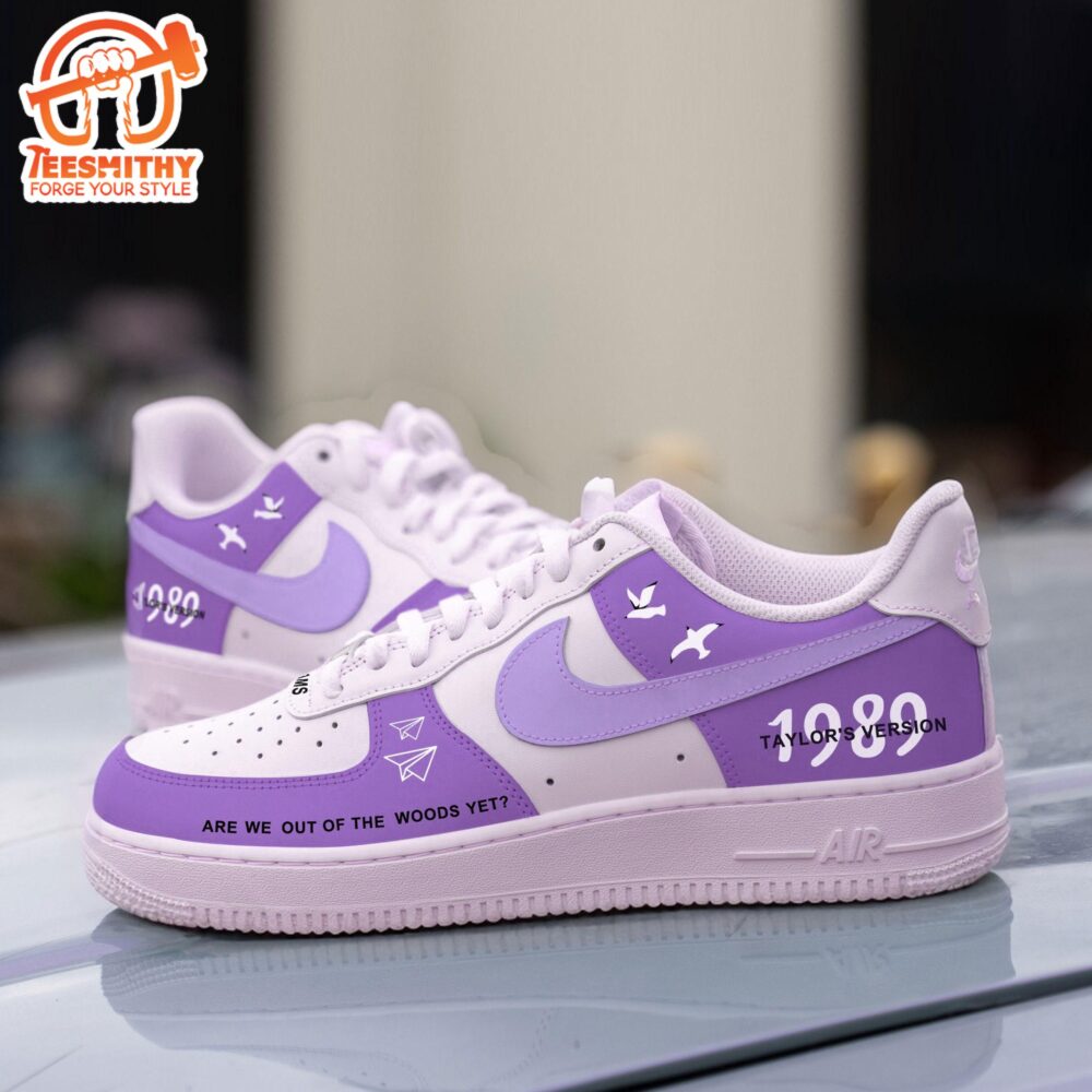 Custom Taylor’s Air Force 1 Shoes Pastel Purple
