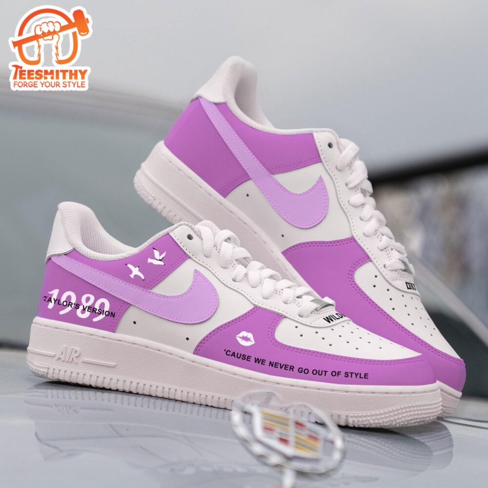 Custom Taylor’s Air Force 1 Shoes Purple