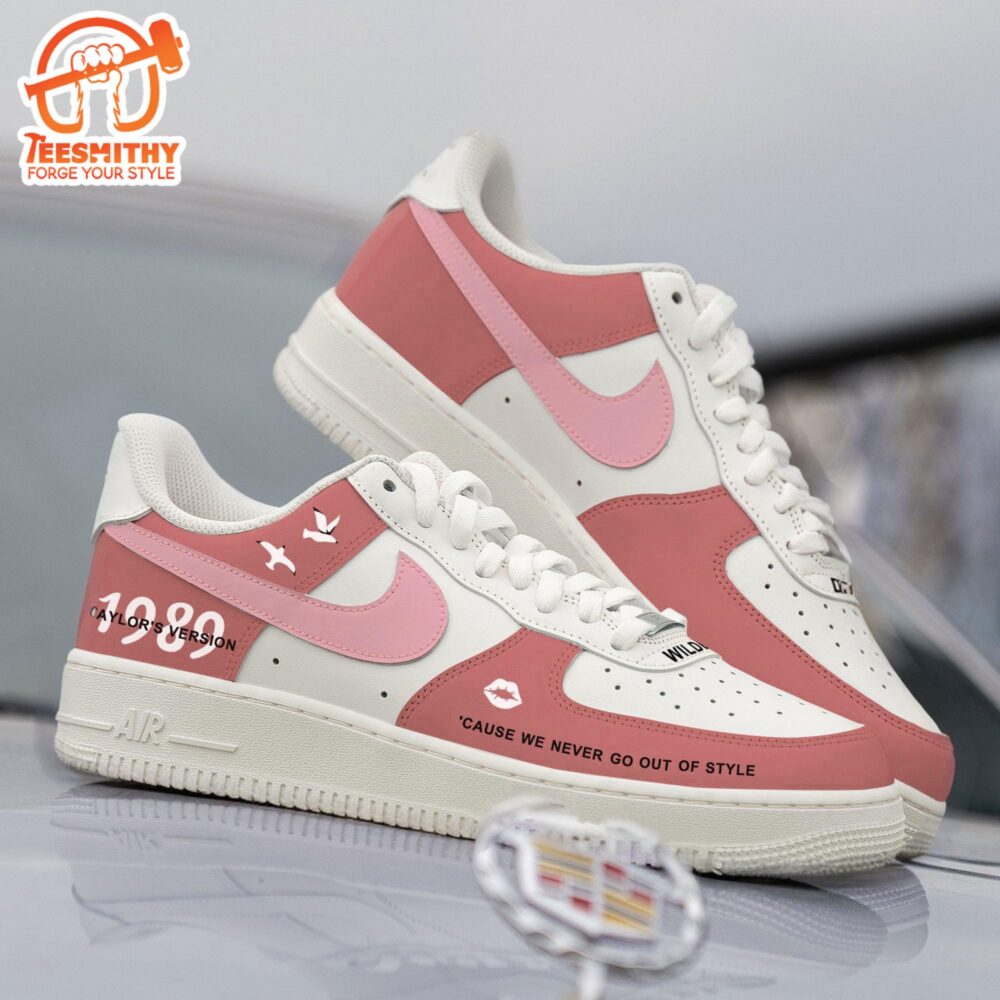 Custom Taylor’s Air Force 1 Shoes Rose Red