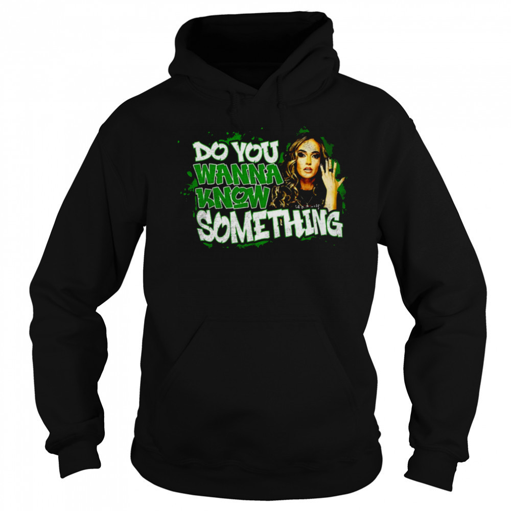 Alisha Edwards do you wanna know something shirt Hoodie