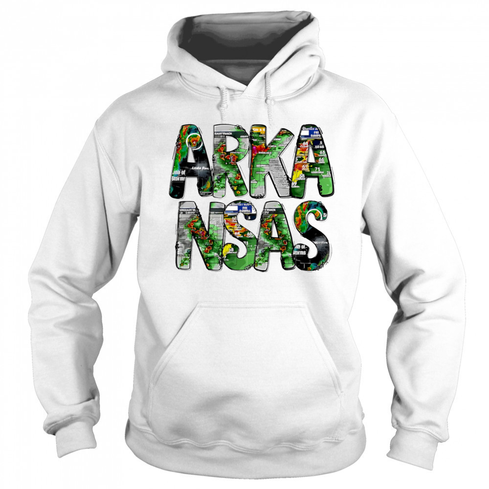 Arkansas Big letter shirt Hoodie