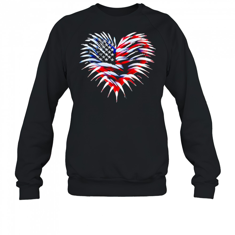 Heart hedgehog shirt Hoodie