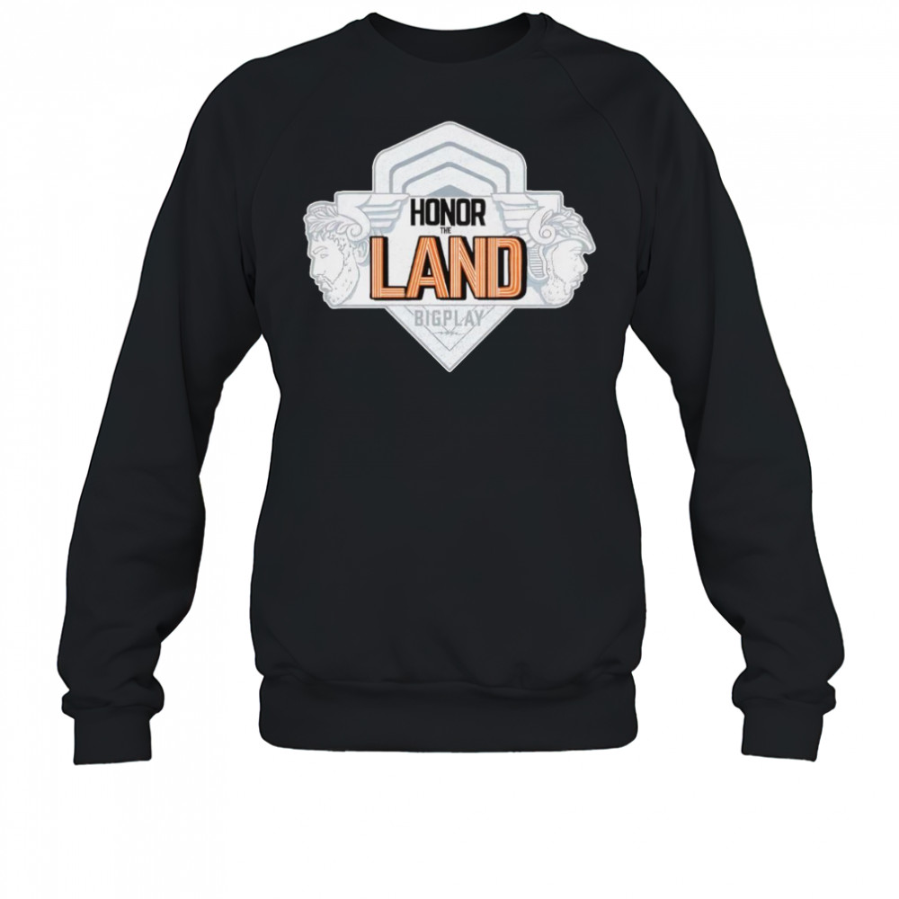 Honor the land Cleveland Guardians shirt Hoodie