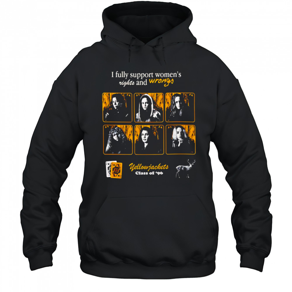 I fully support women’s rights and wrongs shirt Sweatshirt