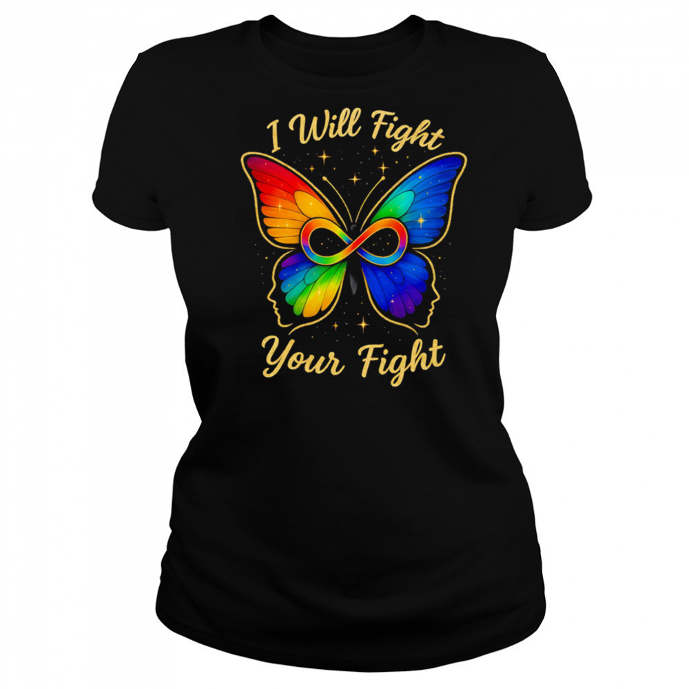 I will fight your fight LGBT butterfly shirt Women's T-shirt