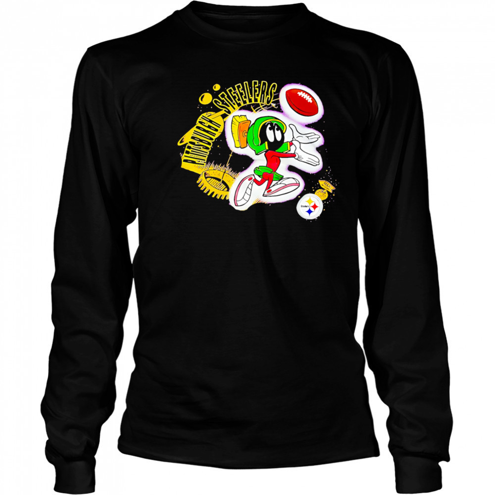 Marvin the Martian Pittsburgh Steelers shirt Long Sleeved