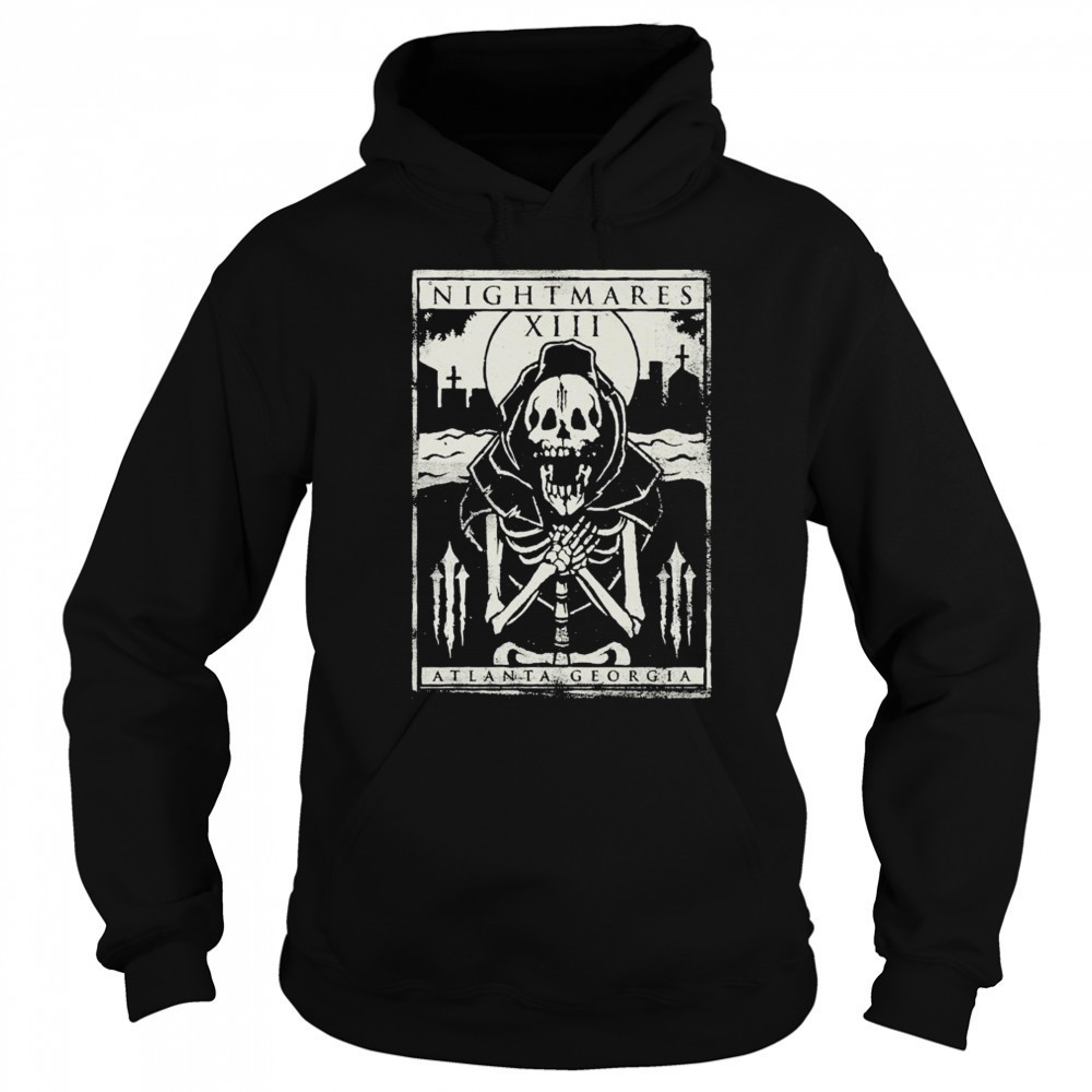Nightmares Atlanta Georgia Skeleton T-shirt Hoodie