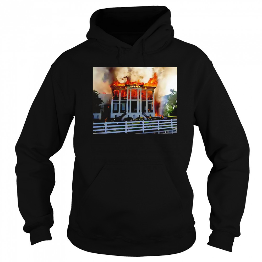Nottoway Plantation Fire shirt Hoodie