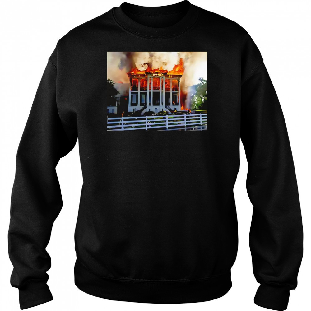Nottoway Plantation Fire shirt Sweatshirt