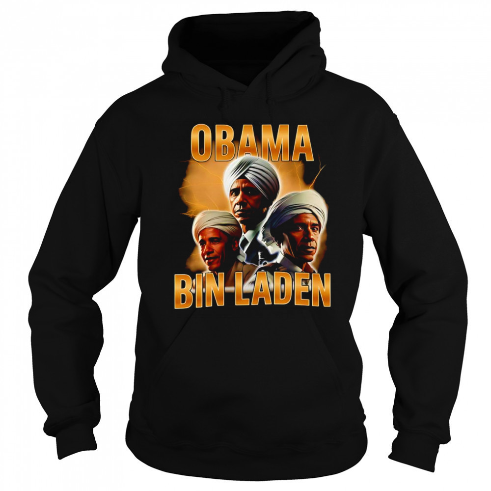 Obama Bin Laden funny retro shirt Hoodie