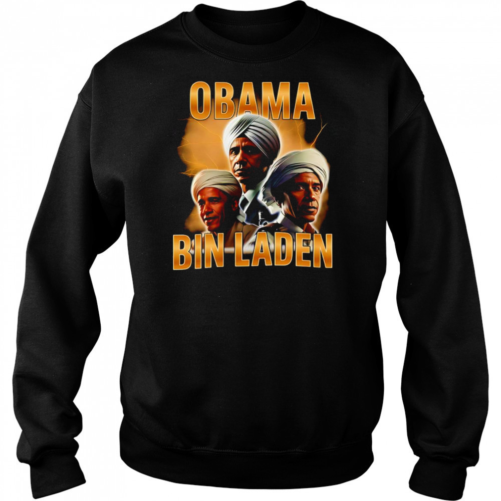 Obama Bin Laden funny retro shirt Sweatshirt