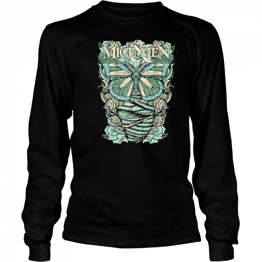 Of Mice & Men Butterfly T-shirt Long Sleeved