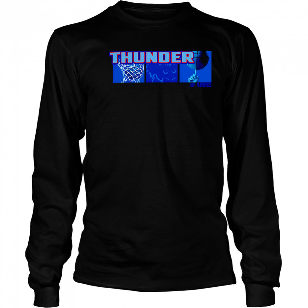 Oklahoma City Thunder 2025 Playoff Block shirt Long Sleeved