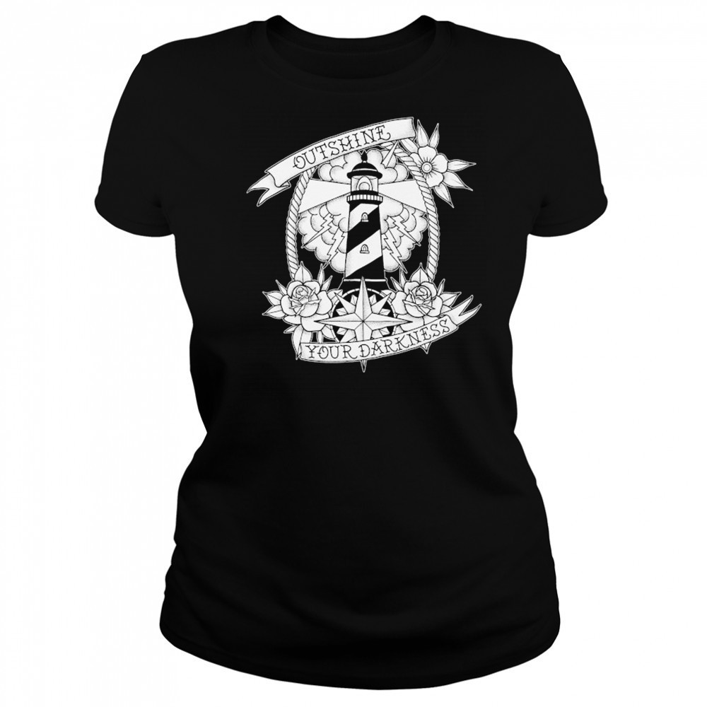 Outshine Your Darkness Rose T-shirt Women's T-shirt