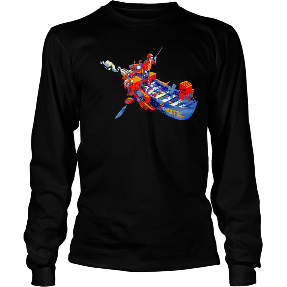 Primate Boat Robot classic shirt Long Sleeved