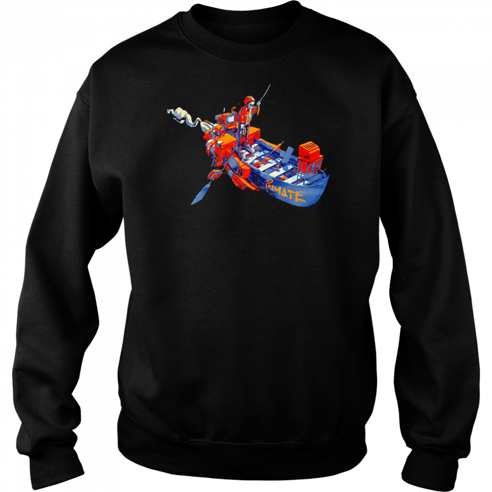 Primate Boat Robot classic shirt Sweatshirt