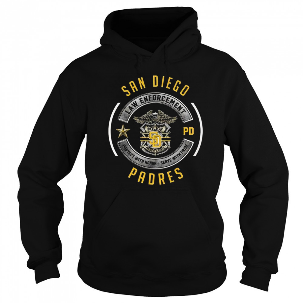 San Diego Padres Law Enforcement 2025 Shirt Hoodie