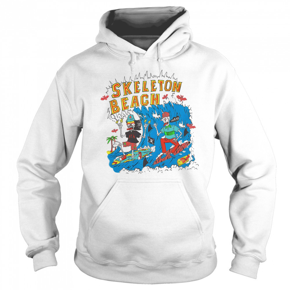 Skeleton beach shirt Hoodie