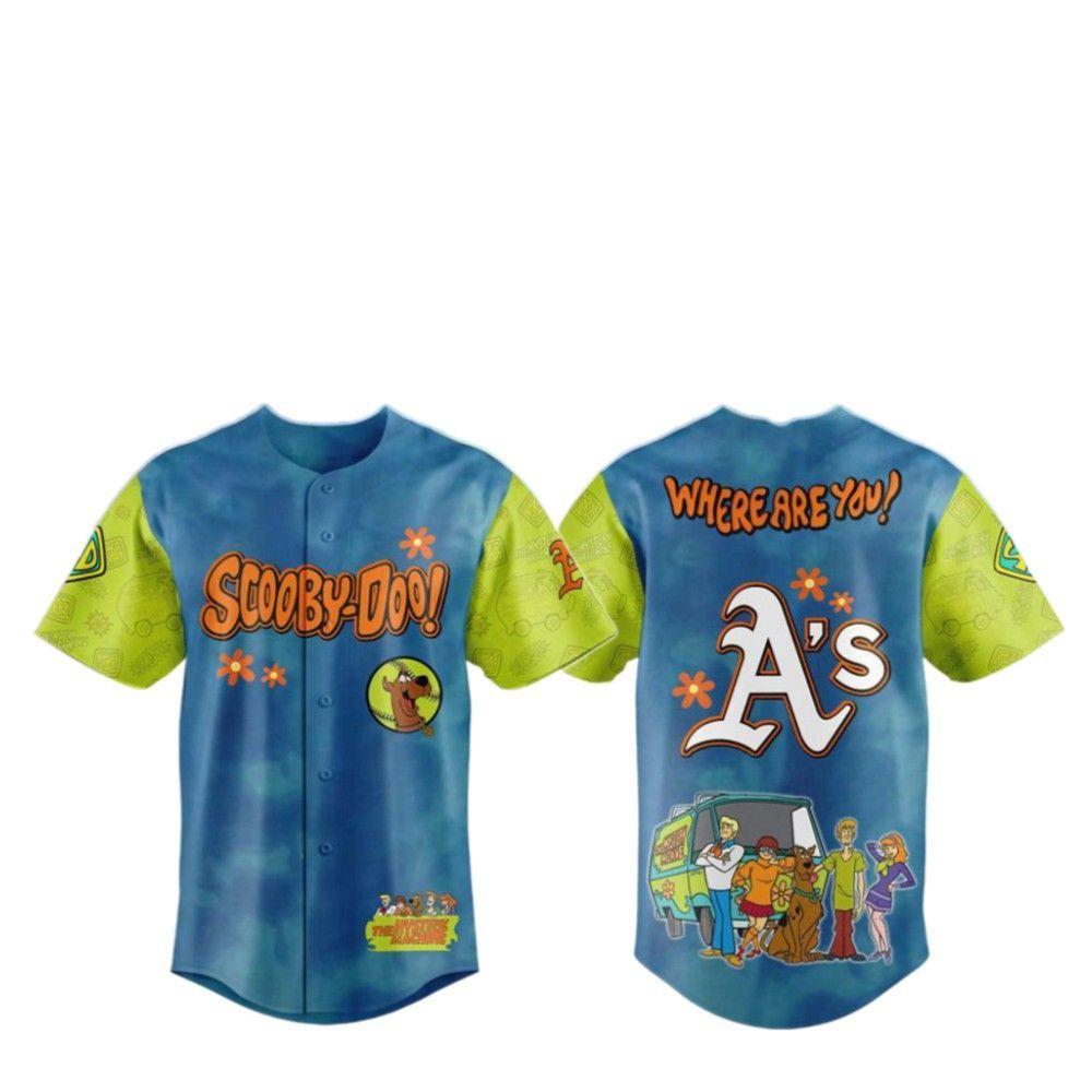 2025 Athletics Scooby-Doo Baseball Jersey