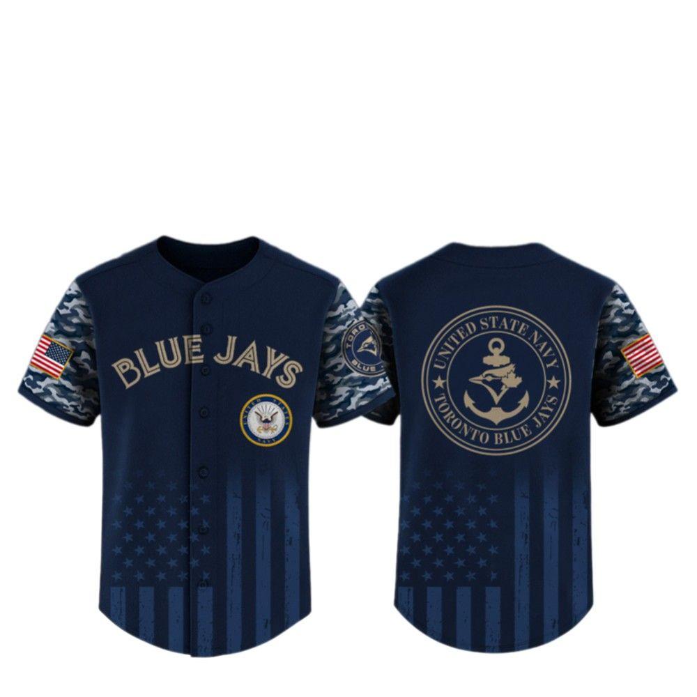 2025 Blue Jays US Navy Appreciation Night Jersey