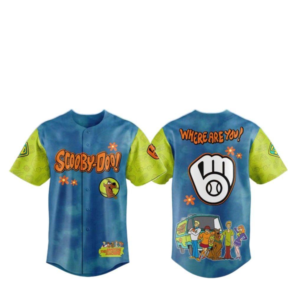 2025 Brewers Scooby-Doo Baseball Jersey