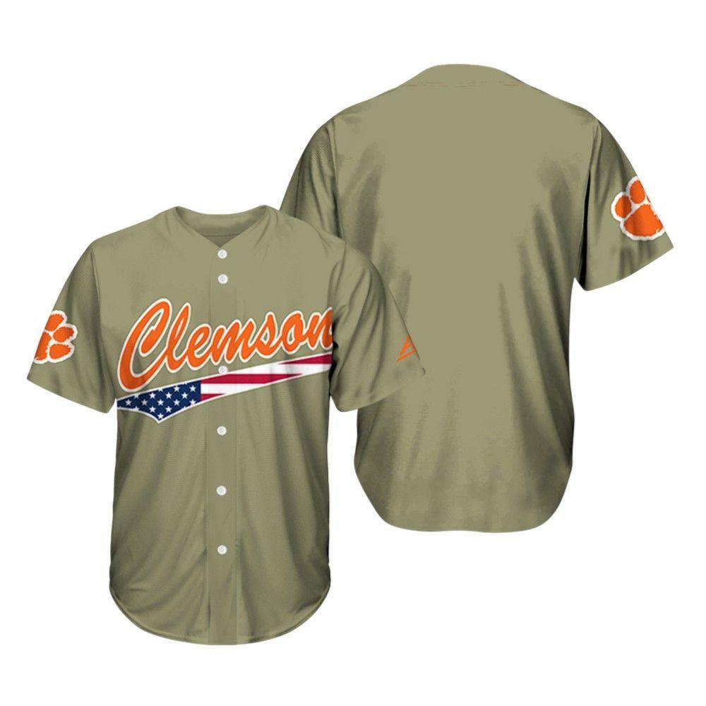2025 Clemson Baseball Military Jersey