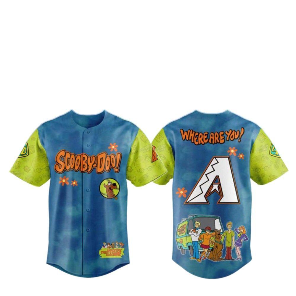 2025 Diamondbacks Scooby-Doo Baseball Jersey