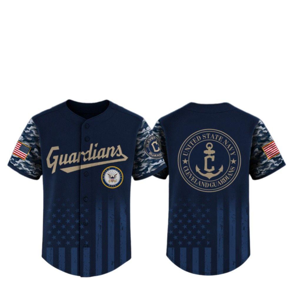 2025 Guardians US Navy Appreciation Night Jersey