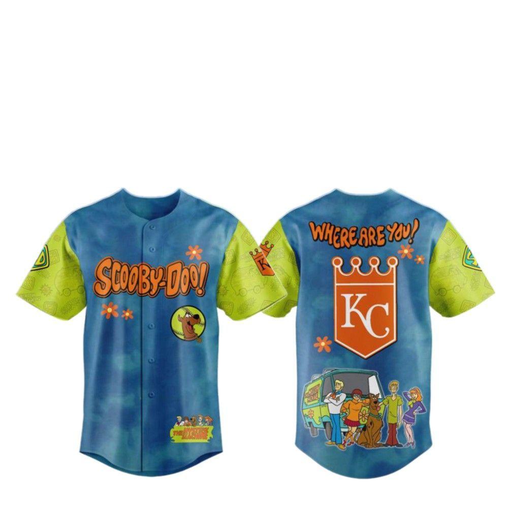 2025 KC Royals Scooby-Doo Baseball Jersey