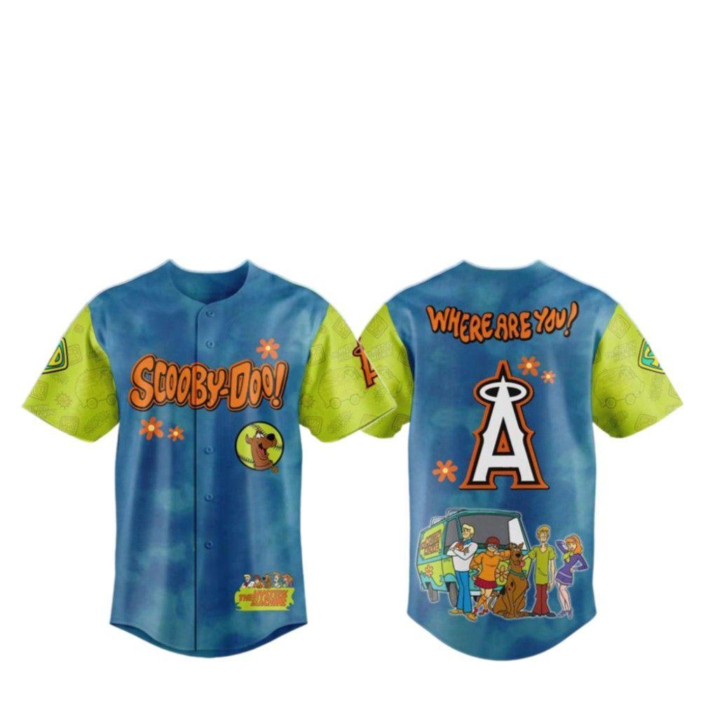 2025 LA Angels Scooby-Doo Baseball Jersey