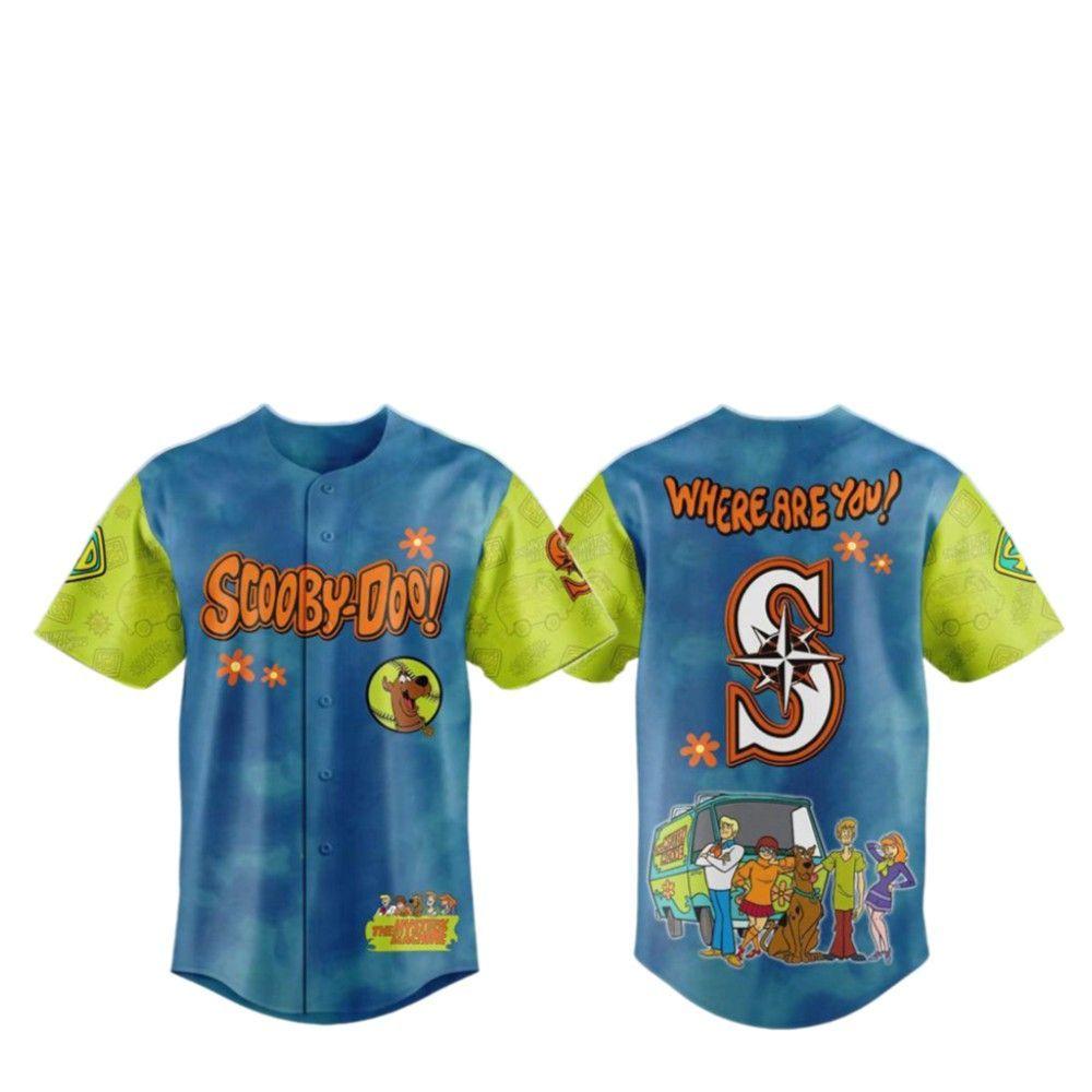 2025 Mariners Scooby-Doo Baseball Jersey